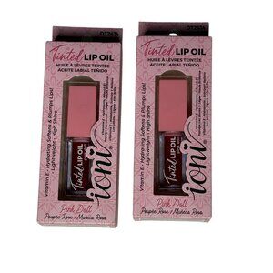 Ioni Tinted Lip Oil Pink Doll Hydrating Gloss Vitamin E Lot of 2